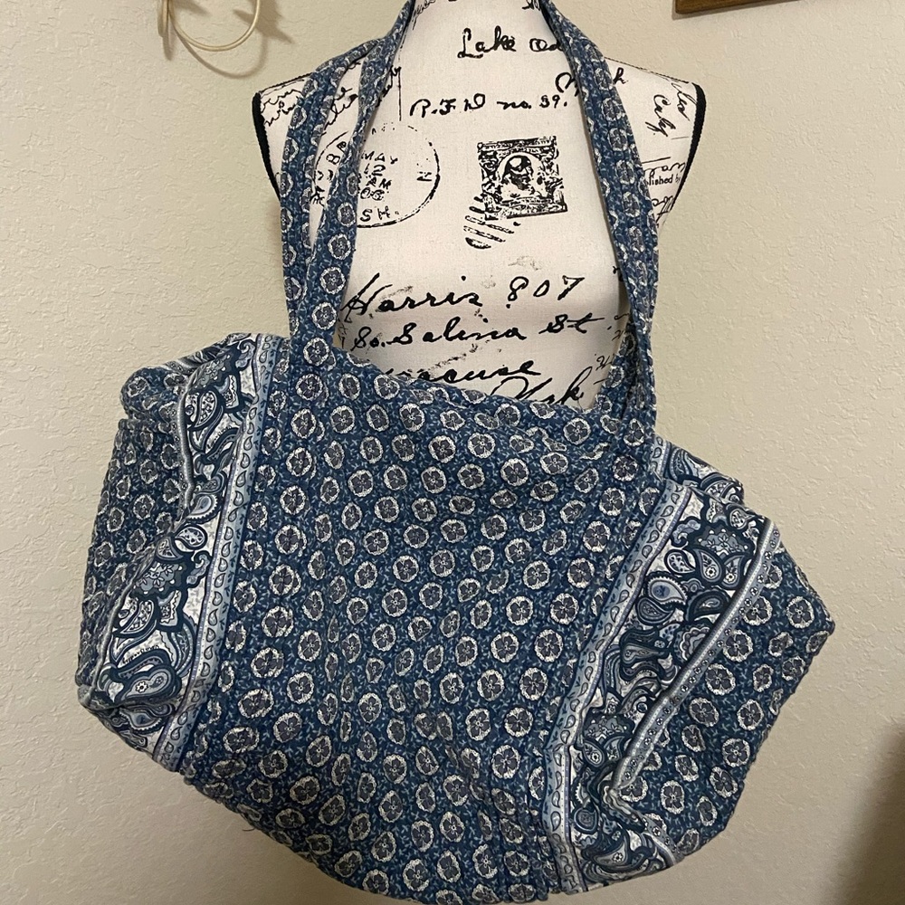 Vera Bradley duffel bag.